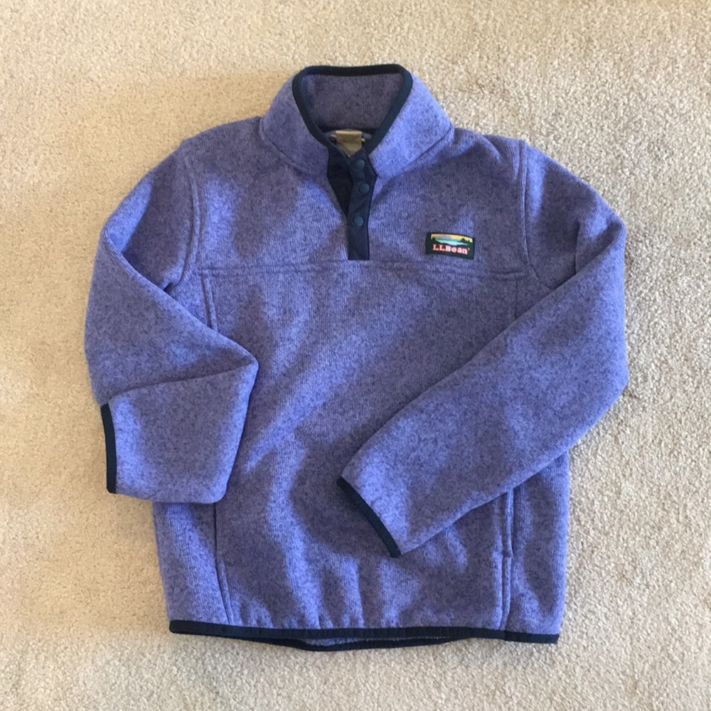 LL Bean girls pullover